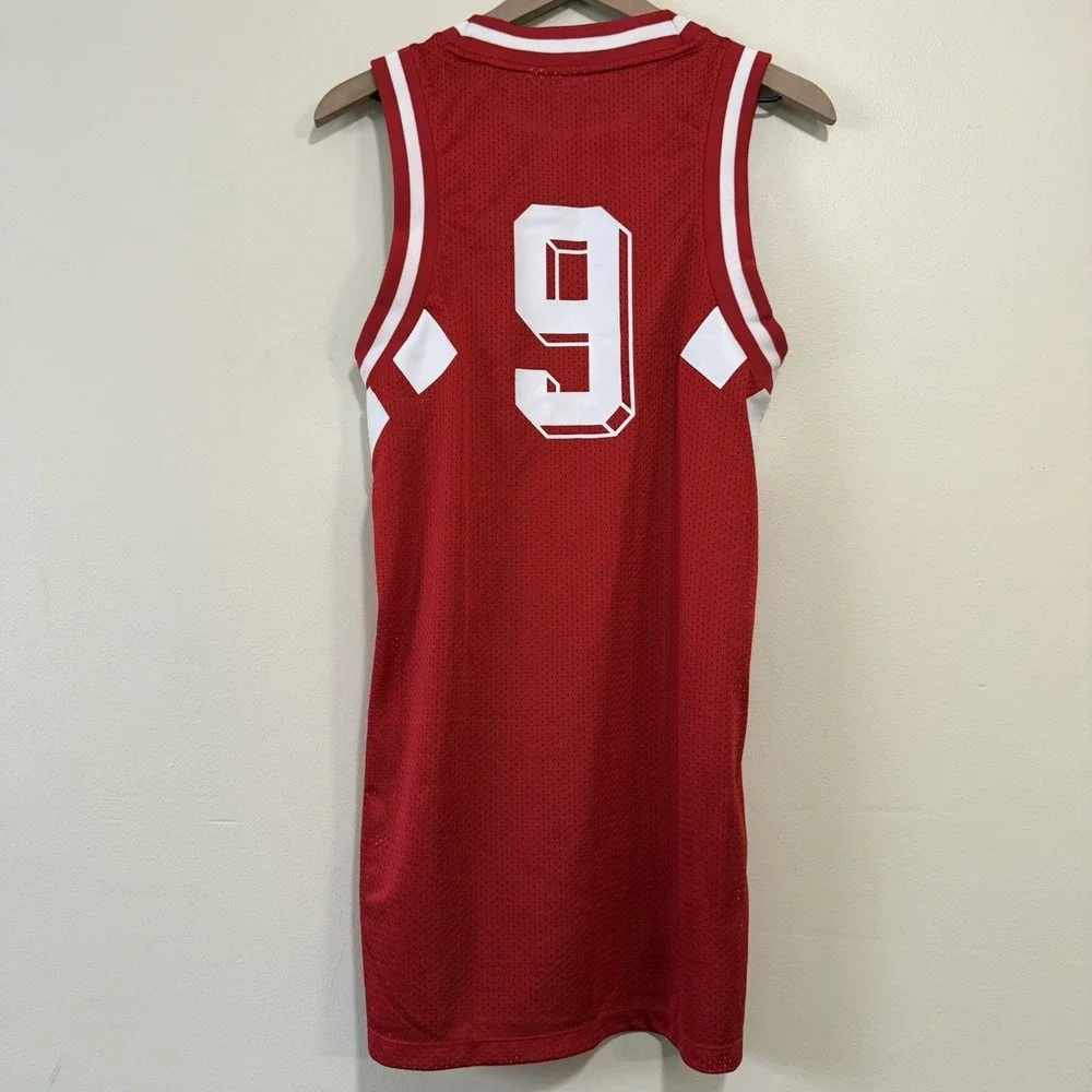 ADIDAS ORIGINALS Women's USSR Russia Retro Tank Dress Red Mesh CE2309 Jersey S